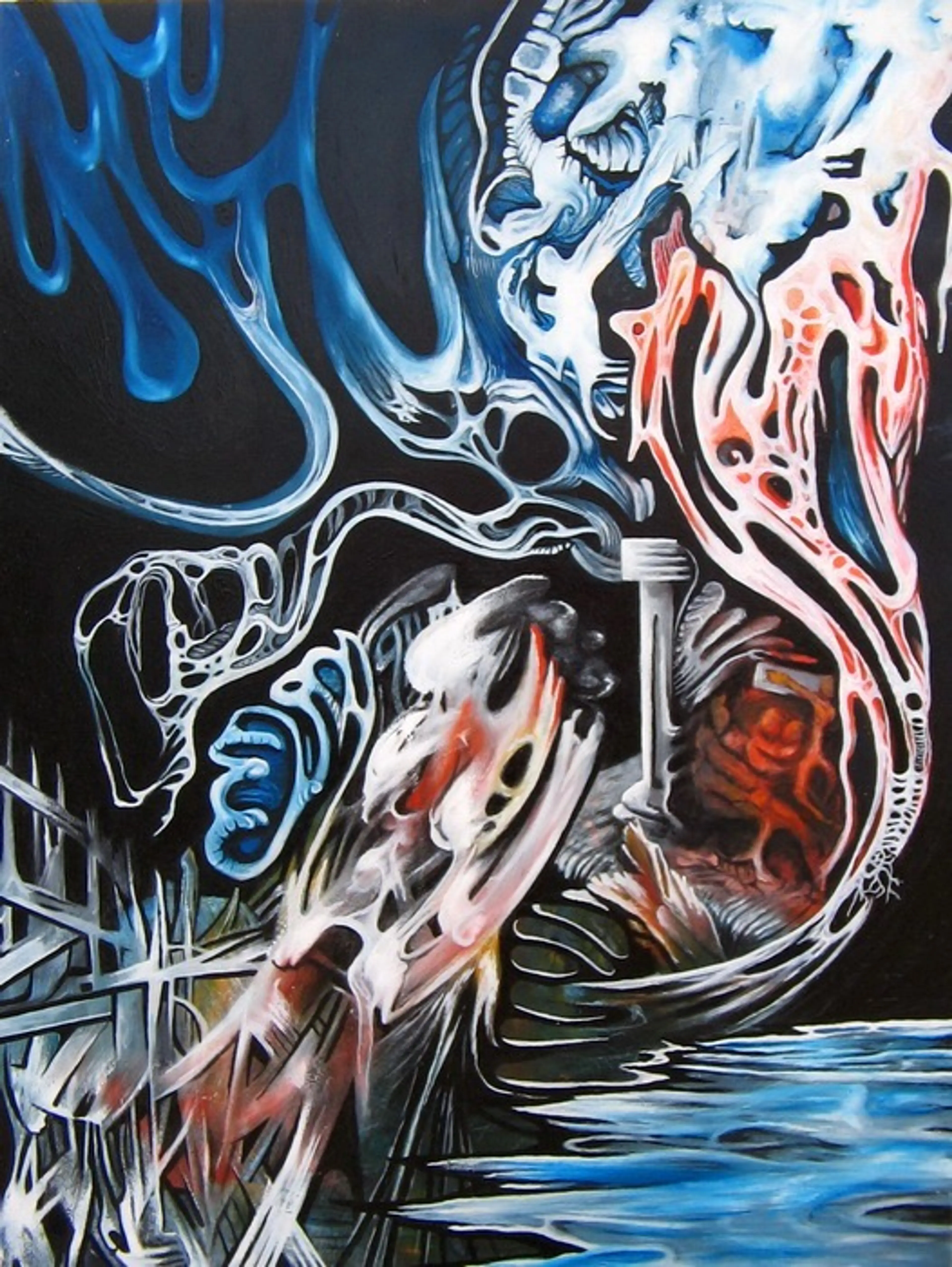 "Flood", oil on canvas