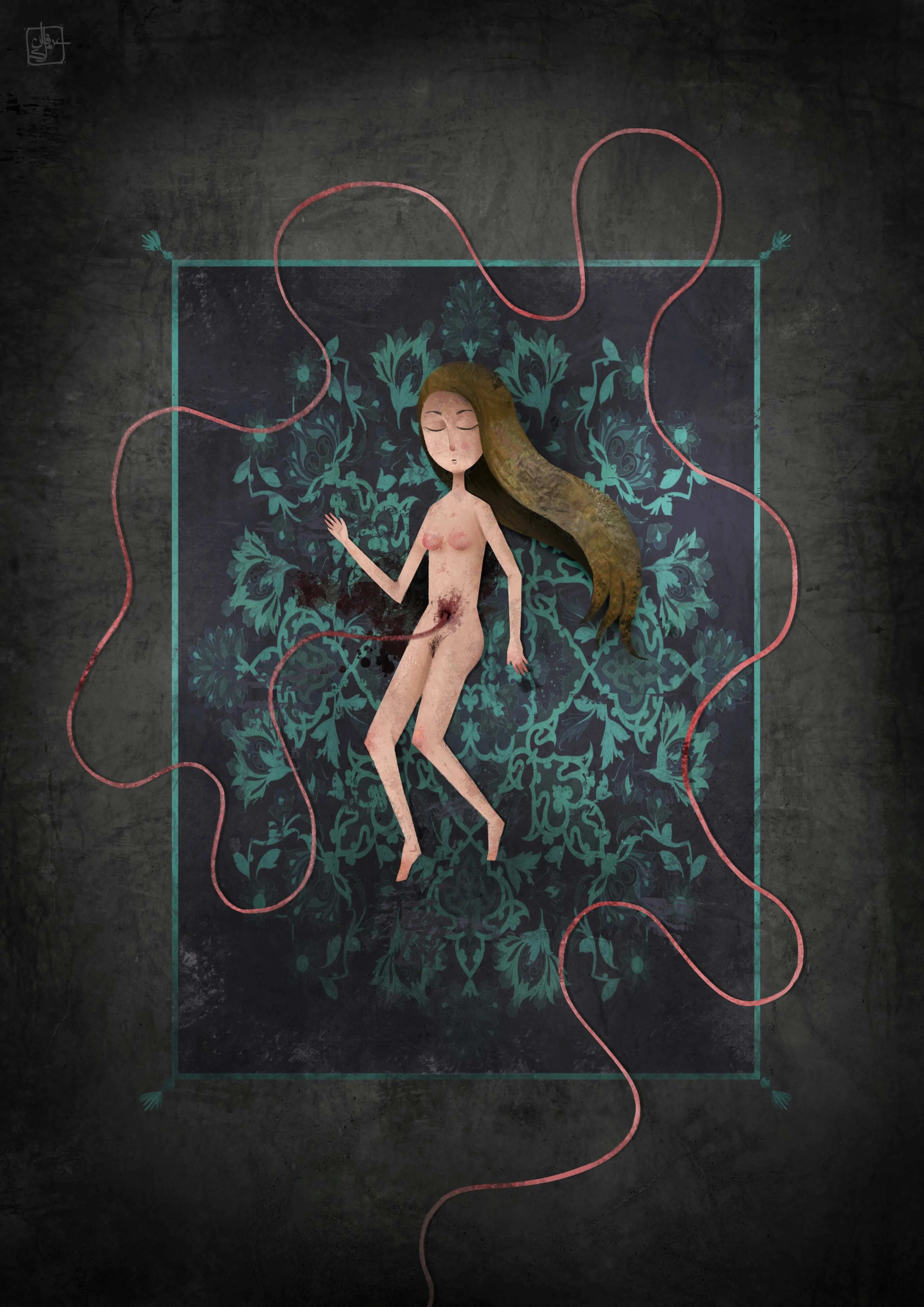 The dying beauty.jpg — Il·lustració — Erphan Malek