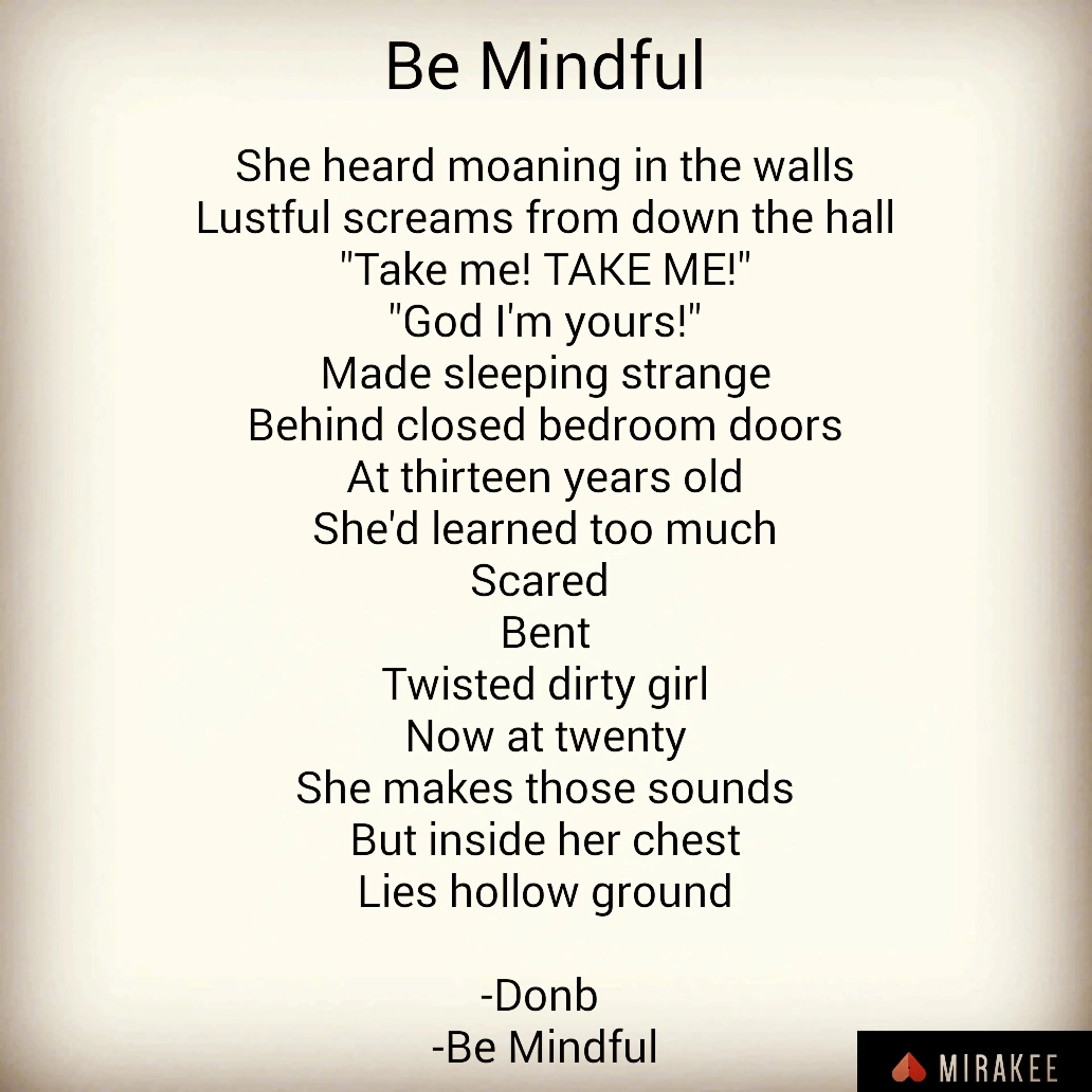 Be Mindful