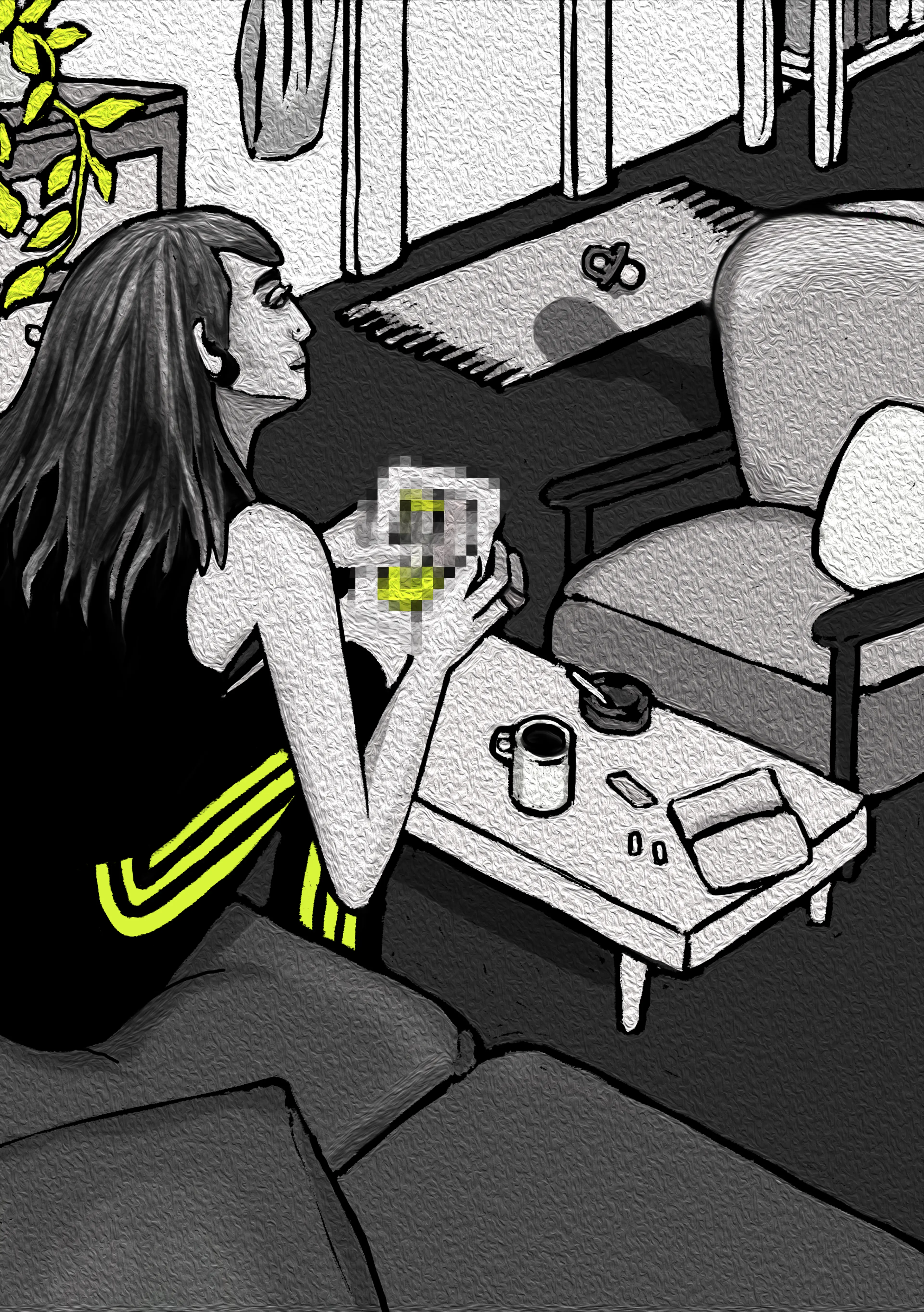 El desentierro de Angelita — Ilustración — Cintia Bonino