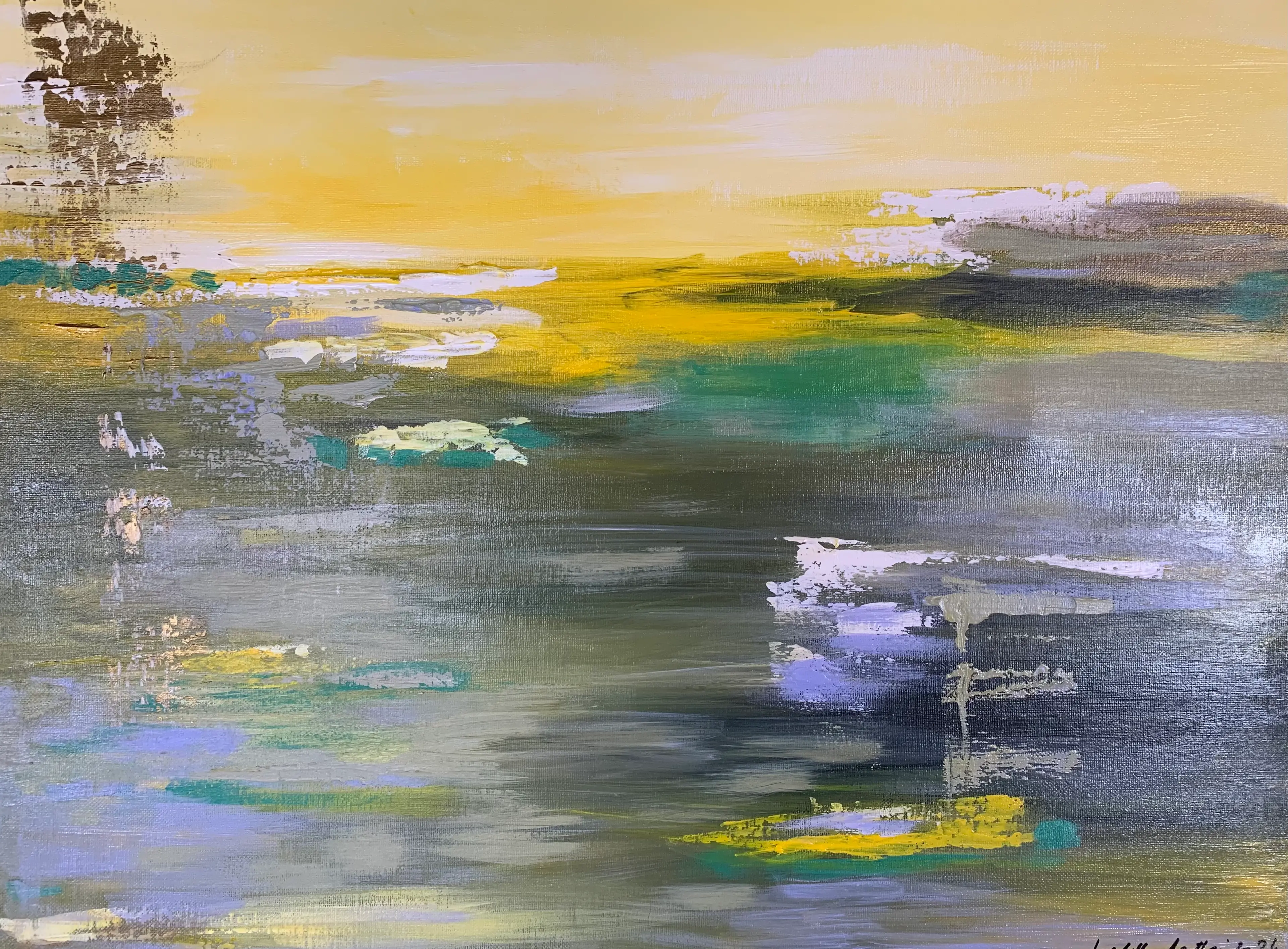 Accalmie Isabelle Mattei — Painting — Isabelle Mattei