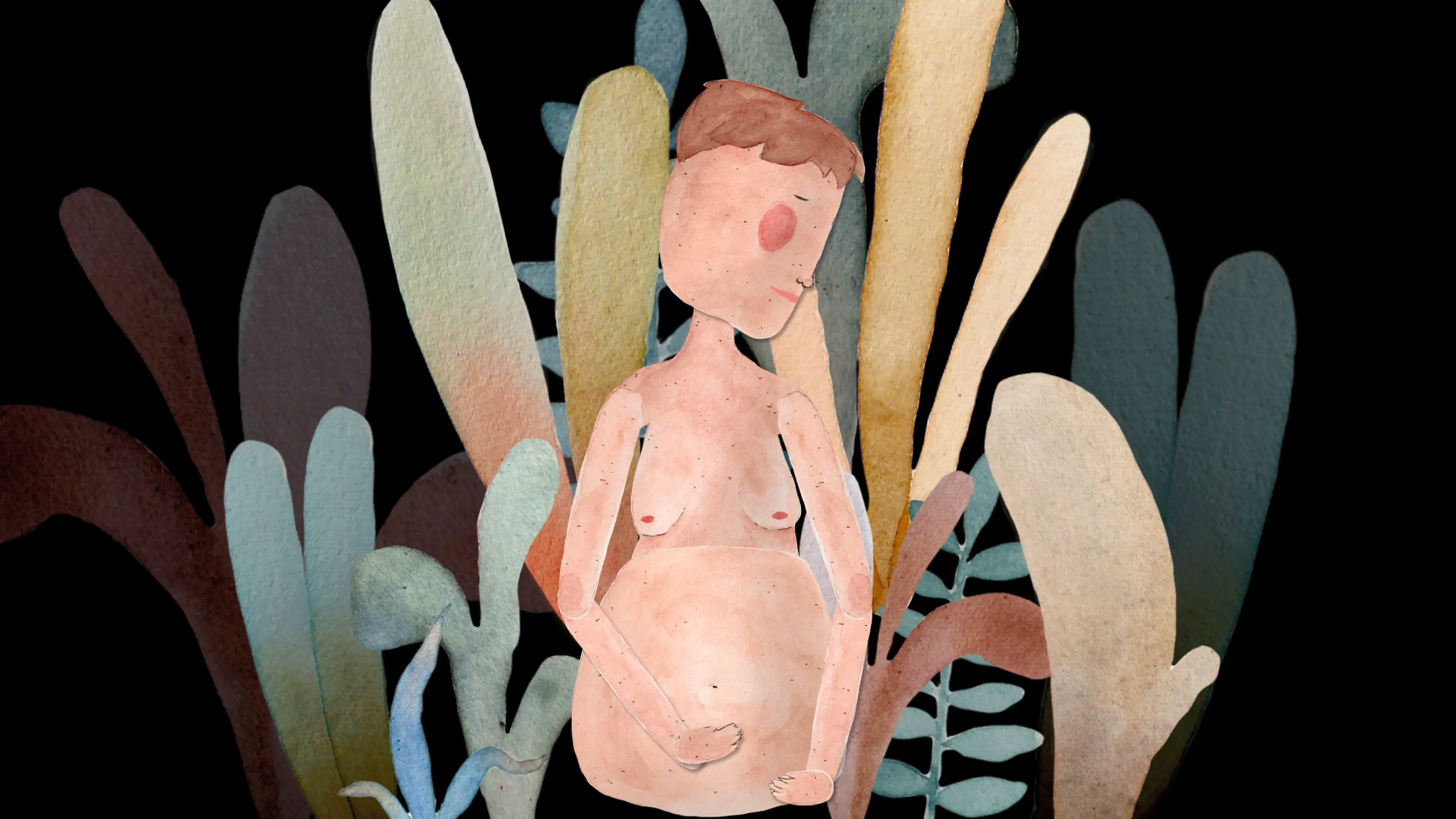 still image from "Twins" 2016 stop motion film