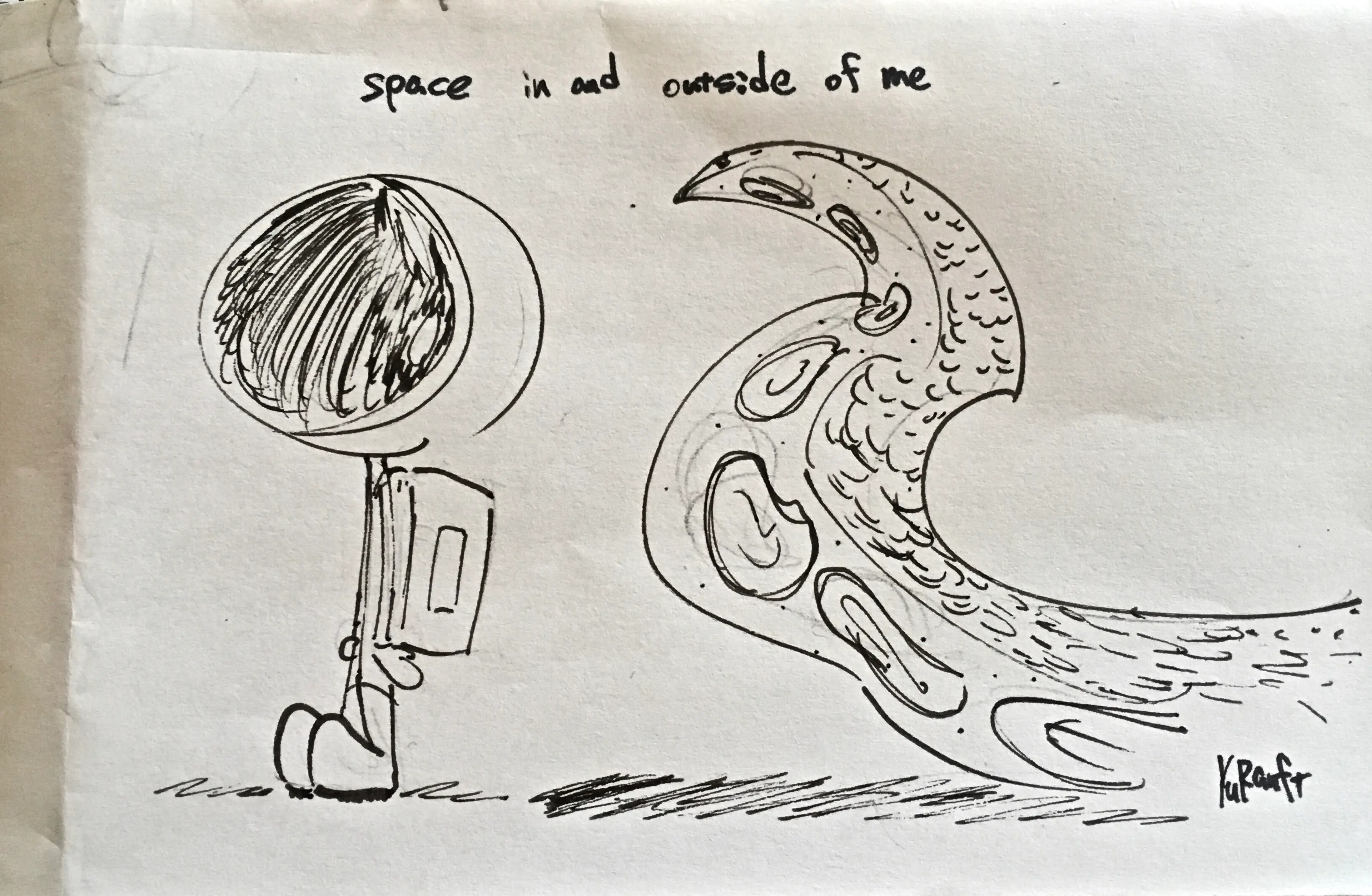Space in and outside of me