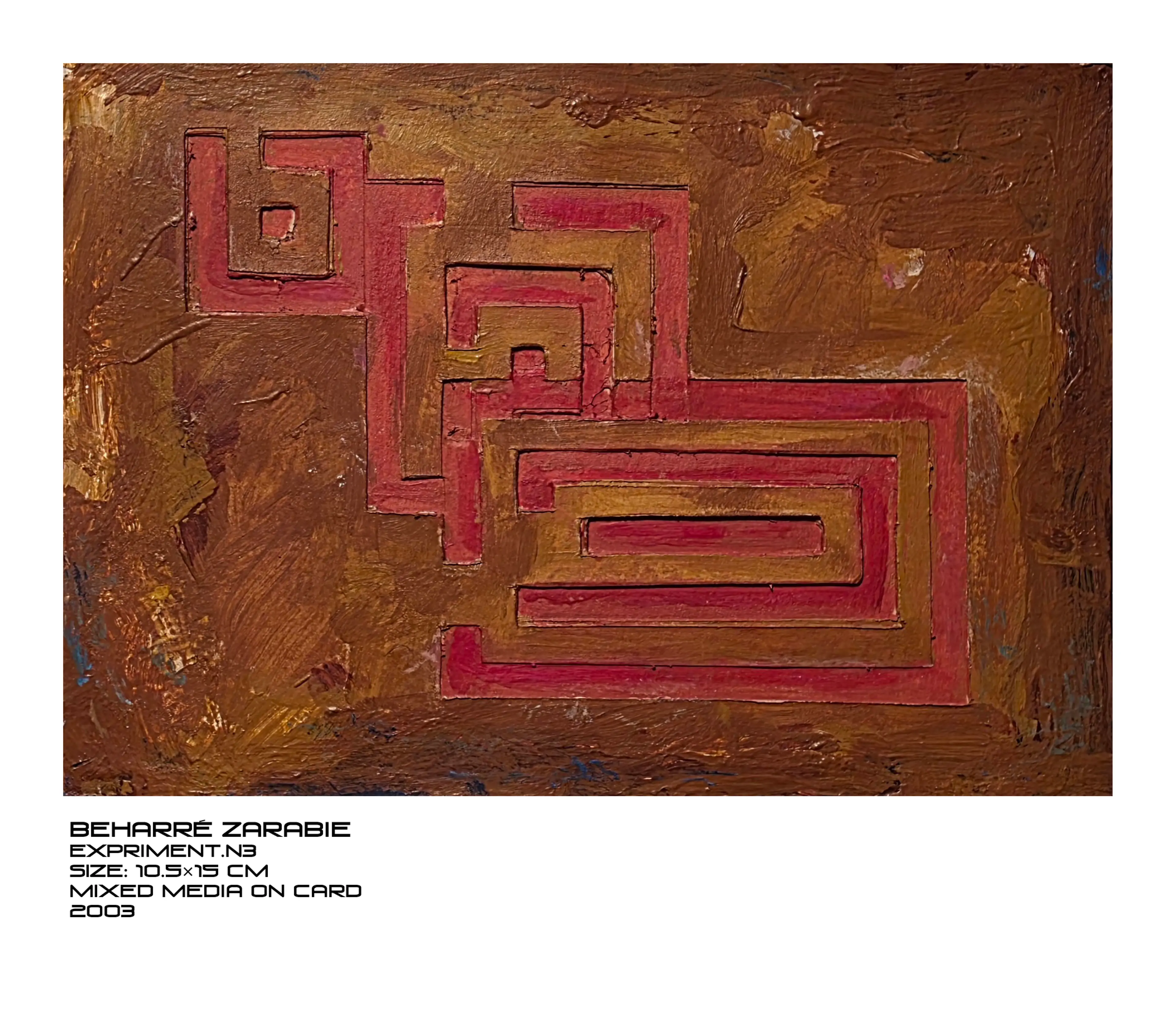 Expriment.N3 — Painting — Beharré Zarabie