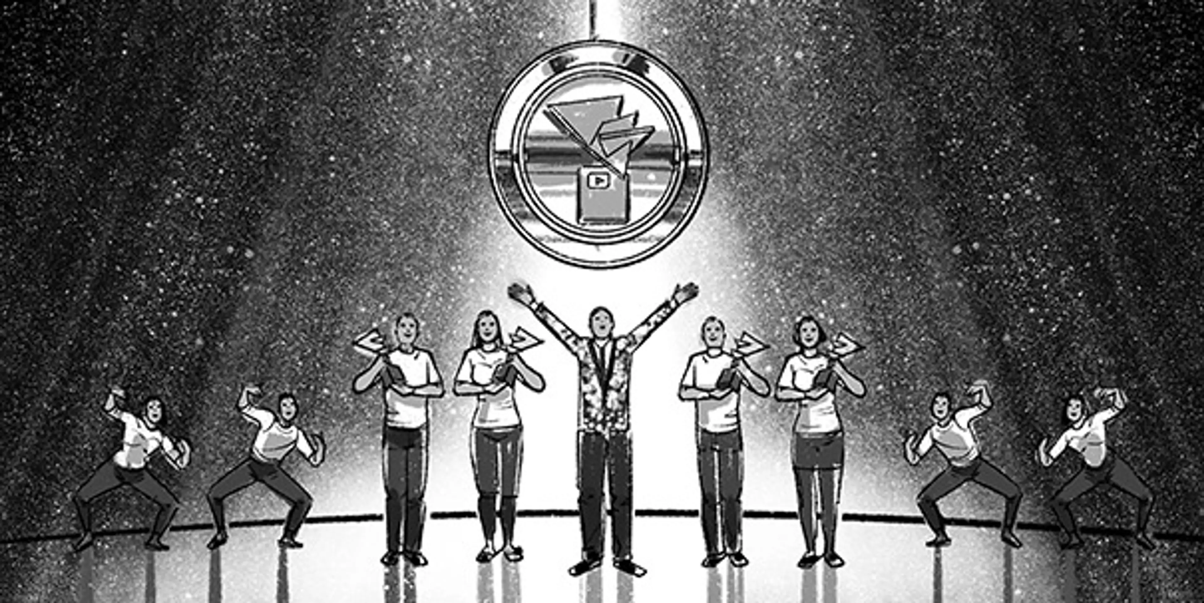 Storyboard publicitari monocromàtic — Ilustración — Davis Lisboa