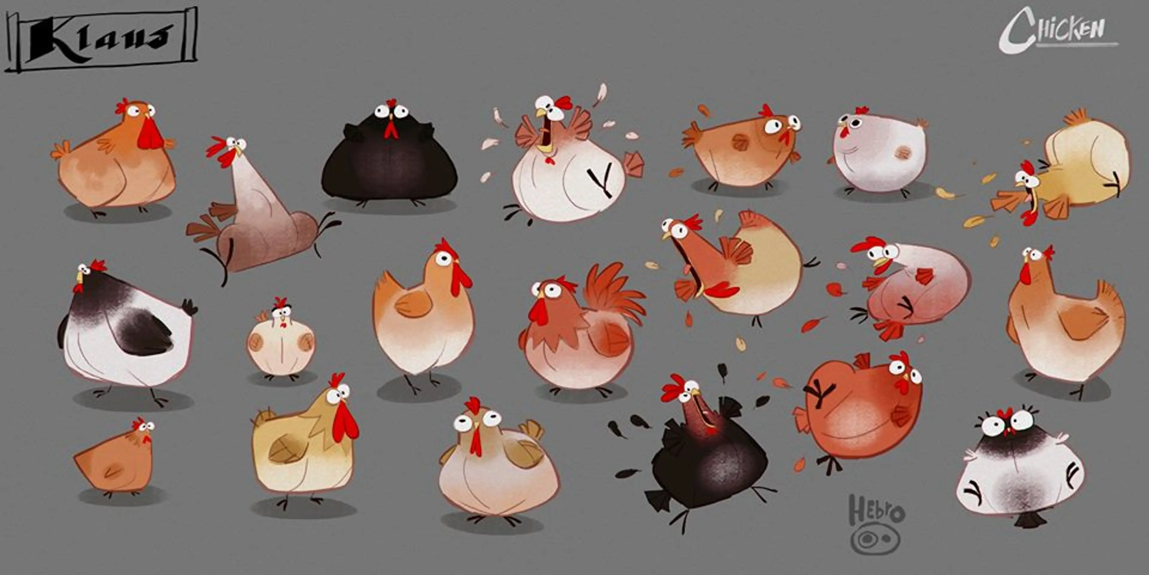 Chicken Character Design