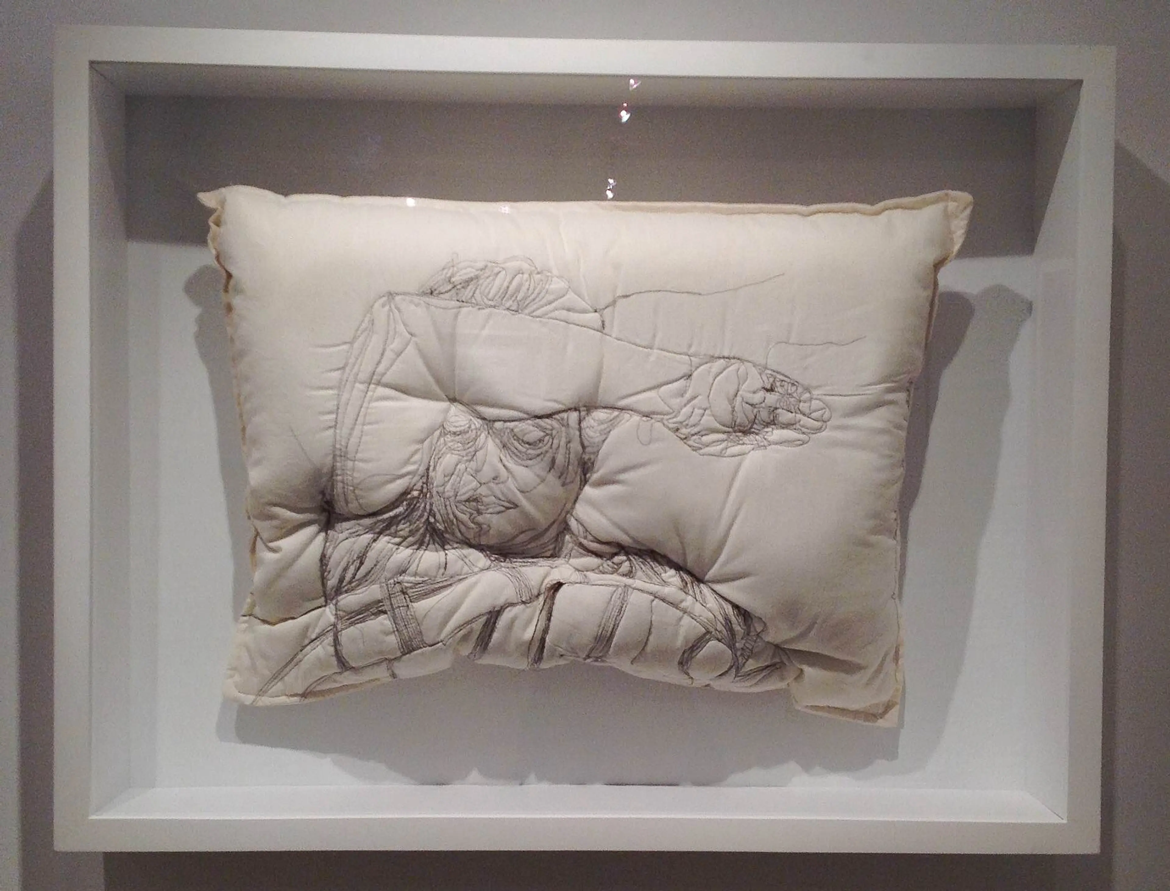 05,Maryam Ashkanian,Sleep Series,70.90cm,Sewing on Pillow,2014