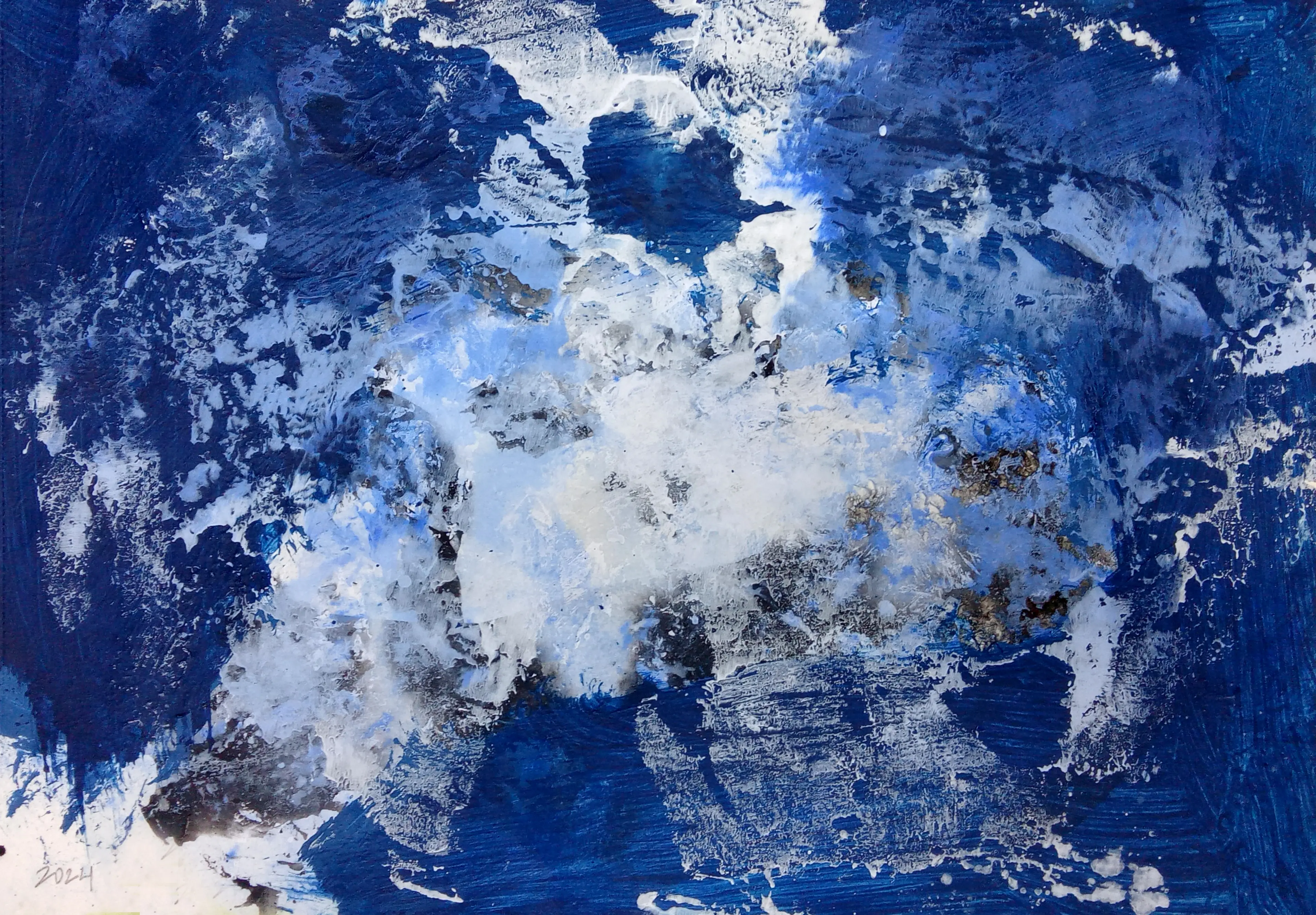 Landscape 3. 42cm X 29,7cm. Acrylic and gouache on paper. 2026