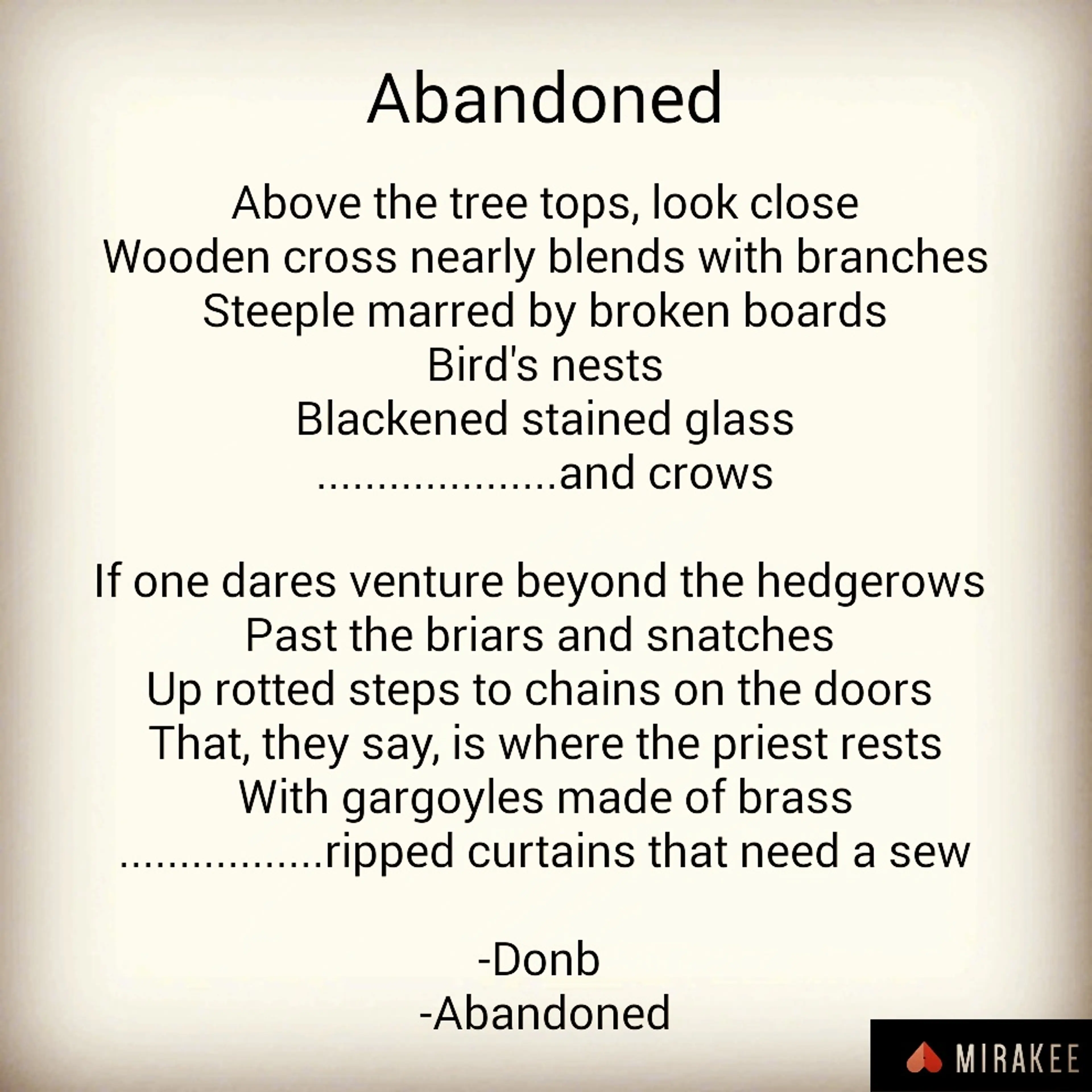 Abandoned