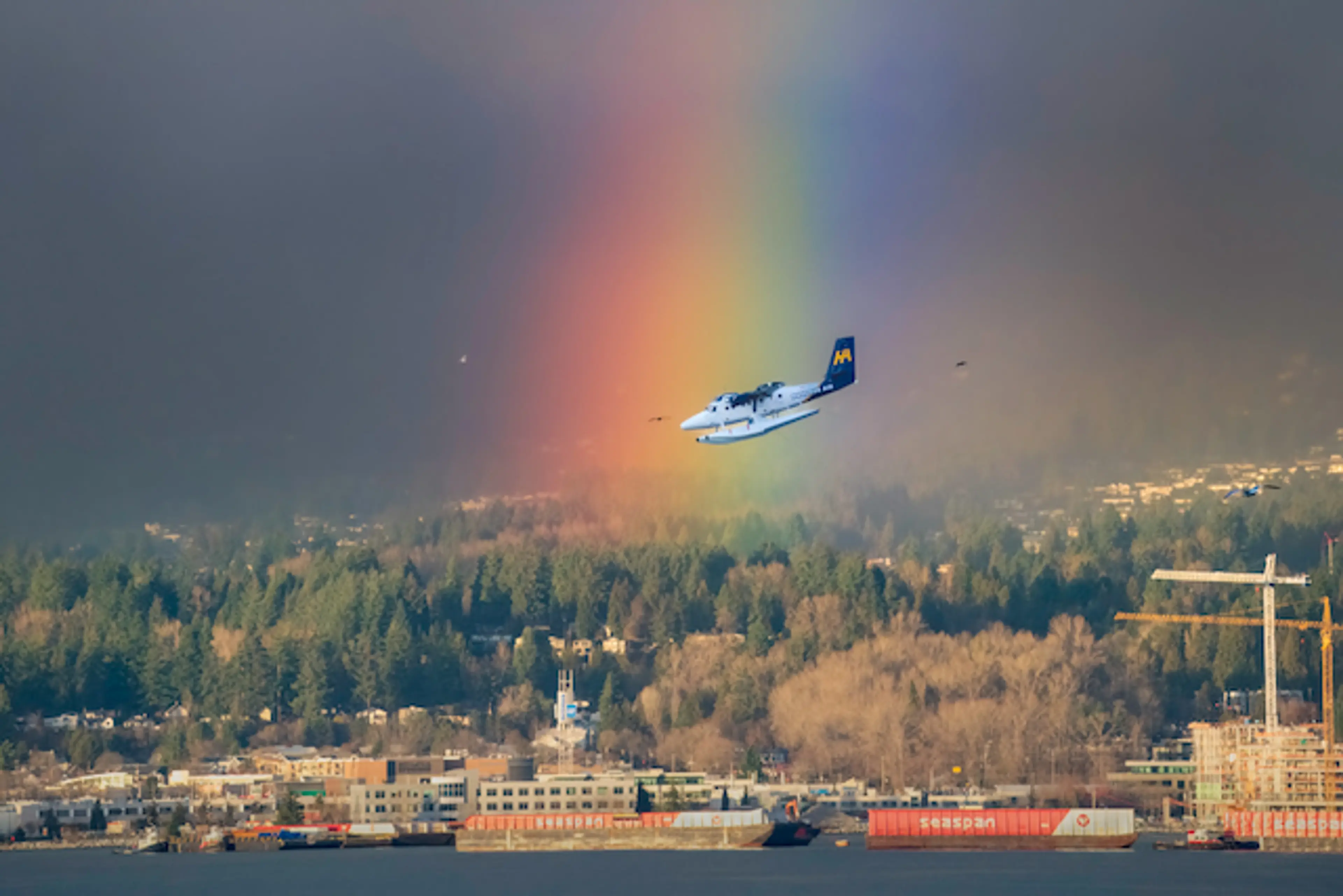 Seaplane and Rainbow — Photography — Kian Charles Gray