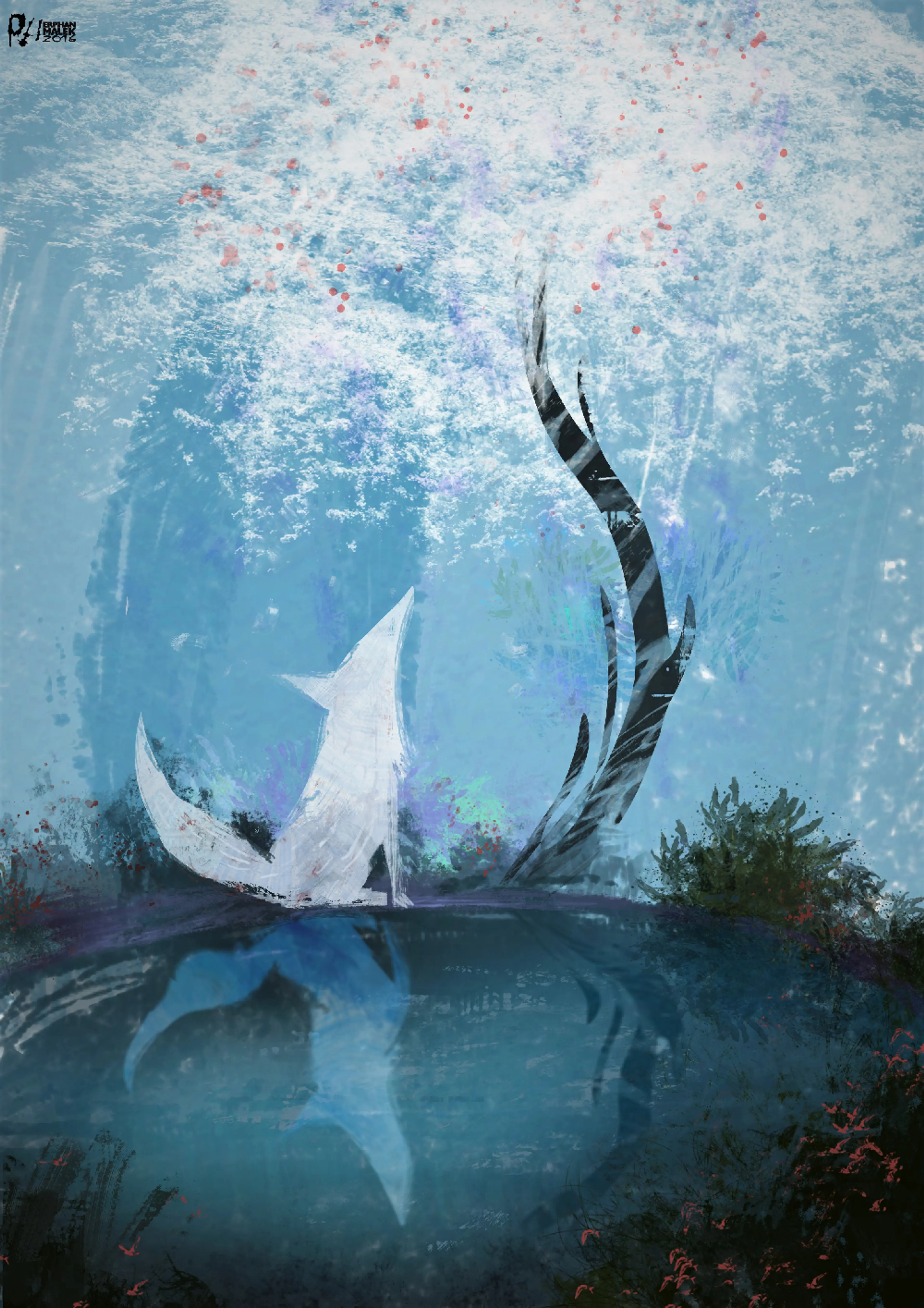 white wolf02.jpg — Illustration — Erphan Malek