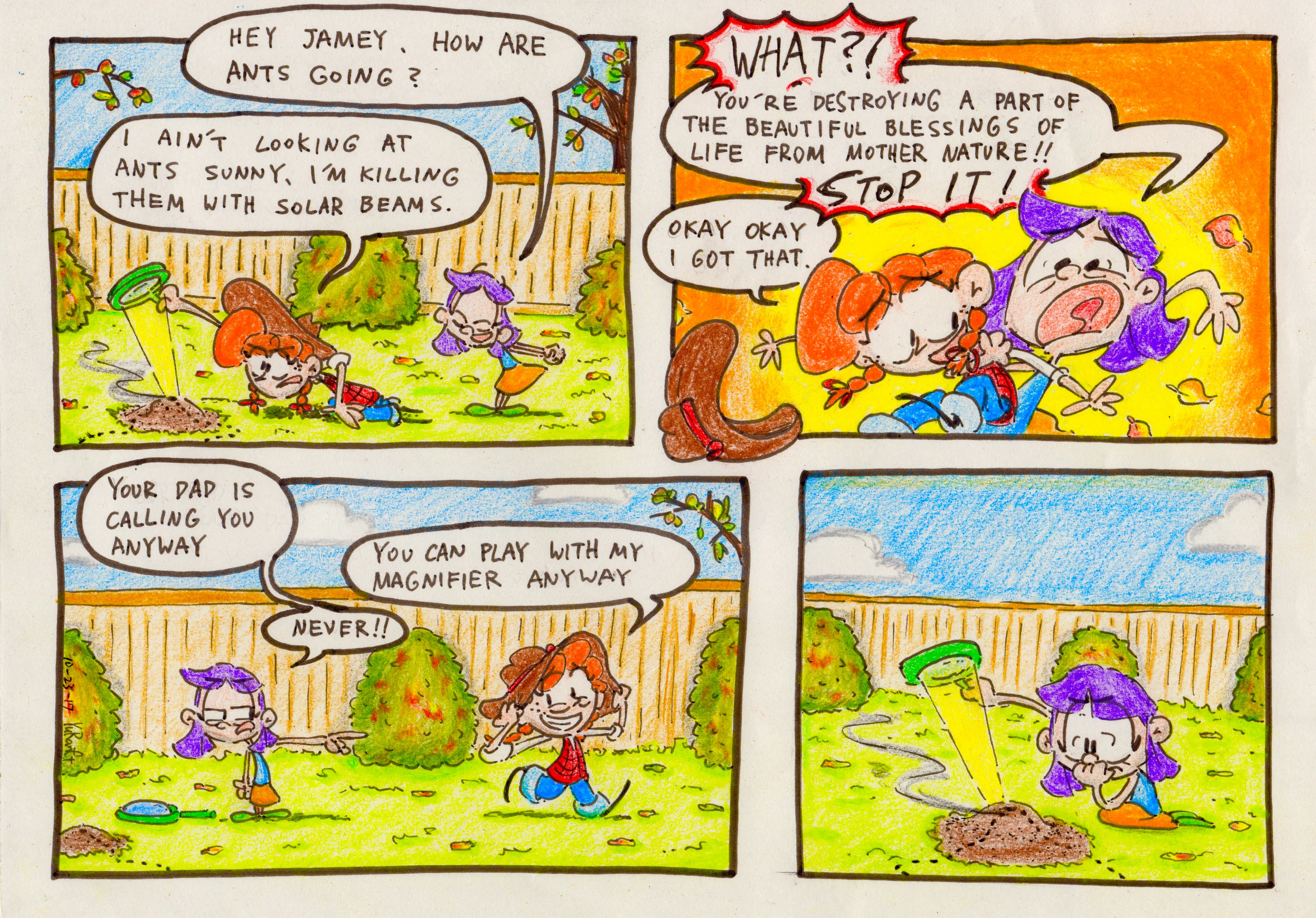 -curiosity killed the ants-