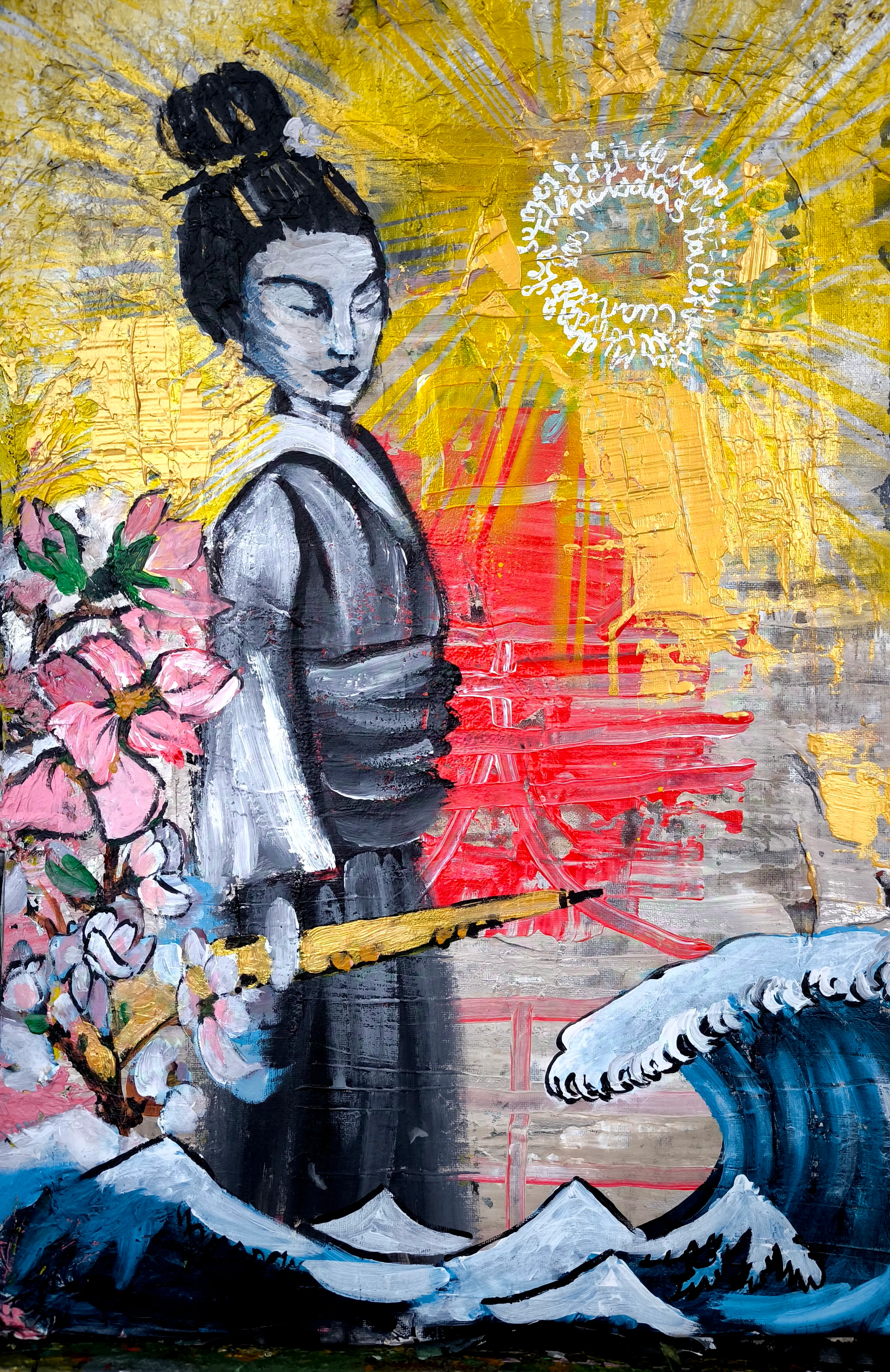 Melodies of Japan's Blossom — Anne-Theilke Grabow — Pintura
