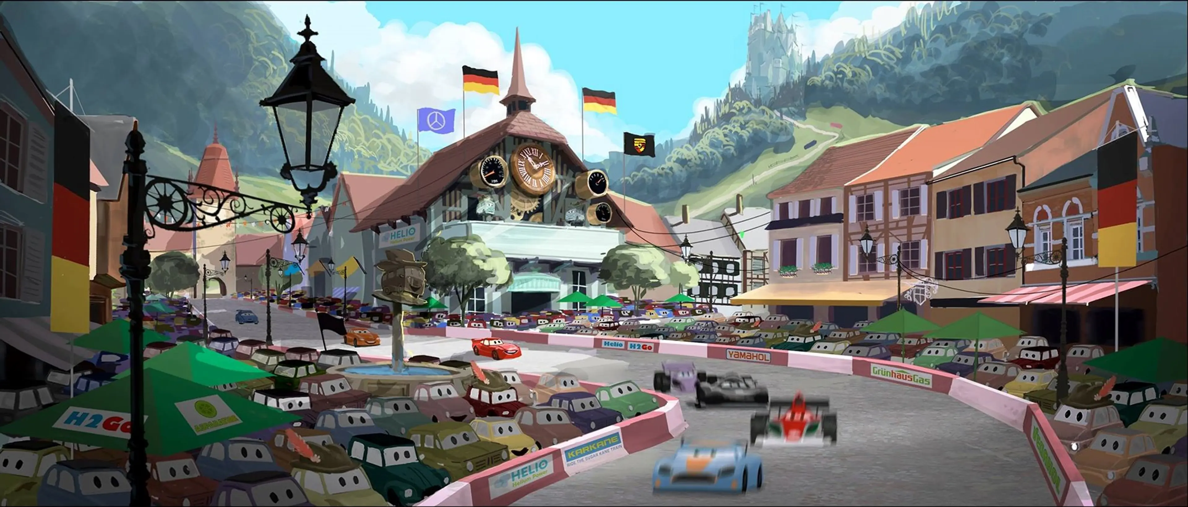 Cars 2 - Concept art