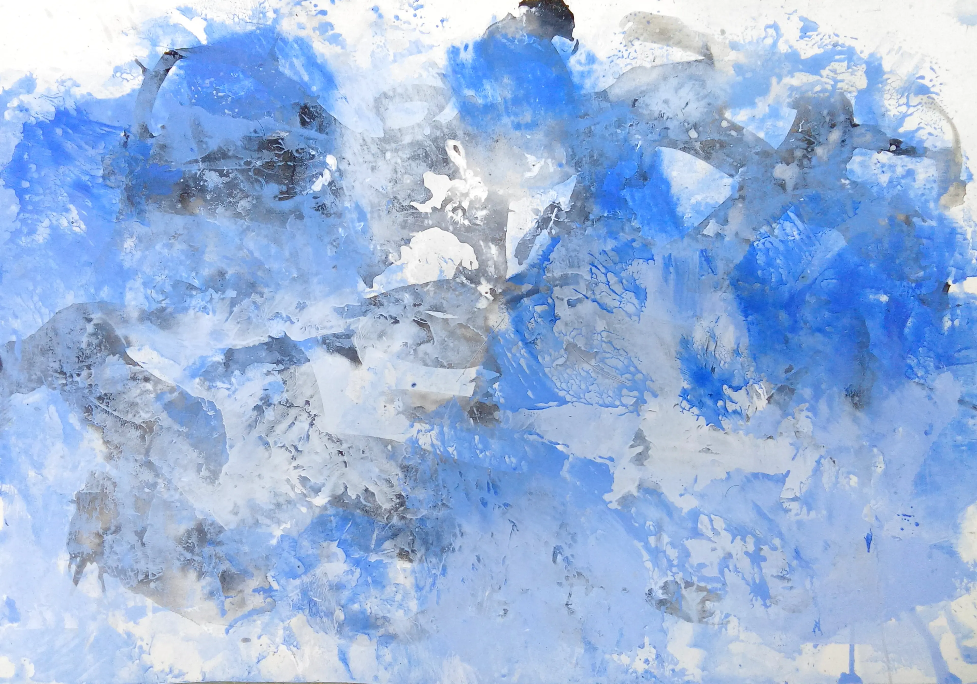 Landscape 9. 42cm X 29,7cm. Acrylic and gouache on paper. 2026