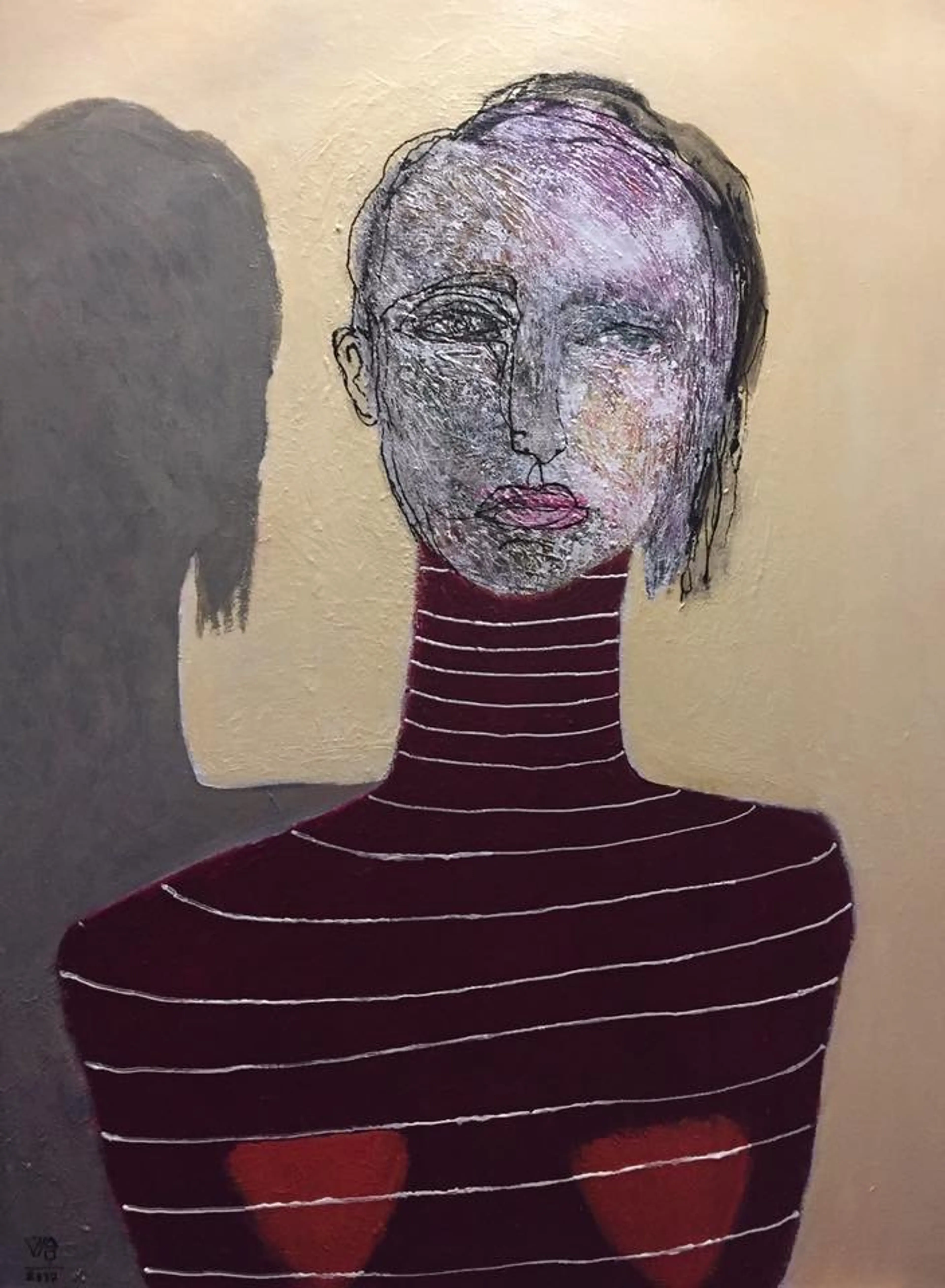 a stranger inside