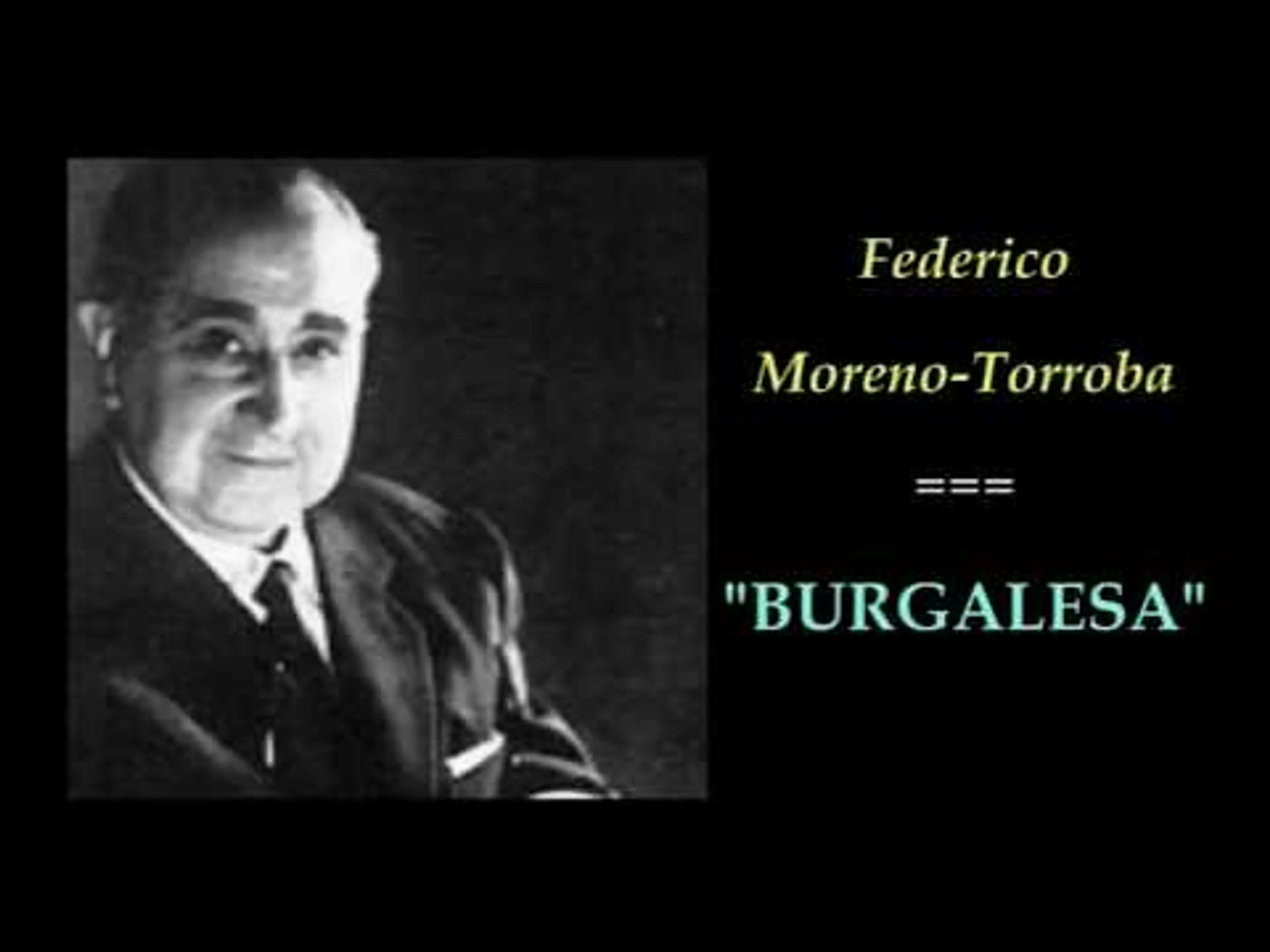 F.Moreno-Torroba - "BURGALESA"