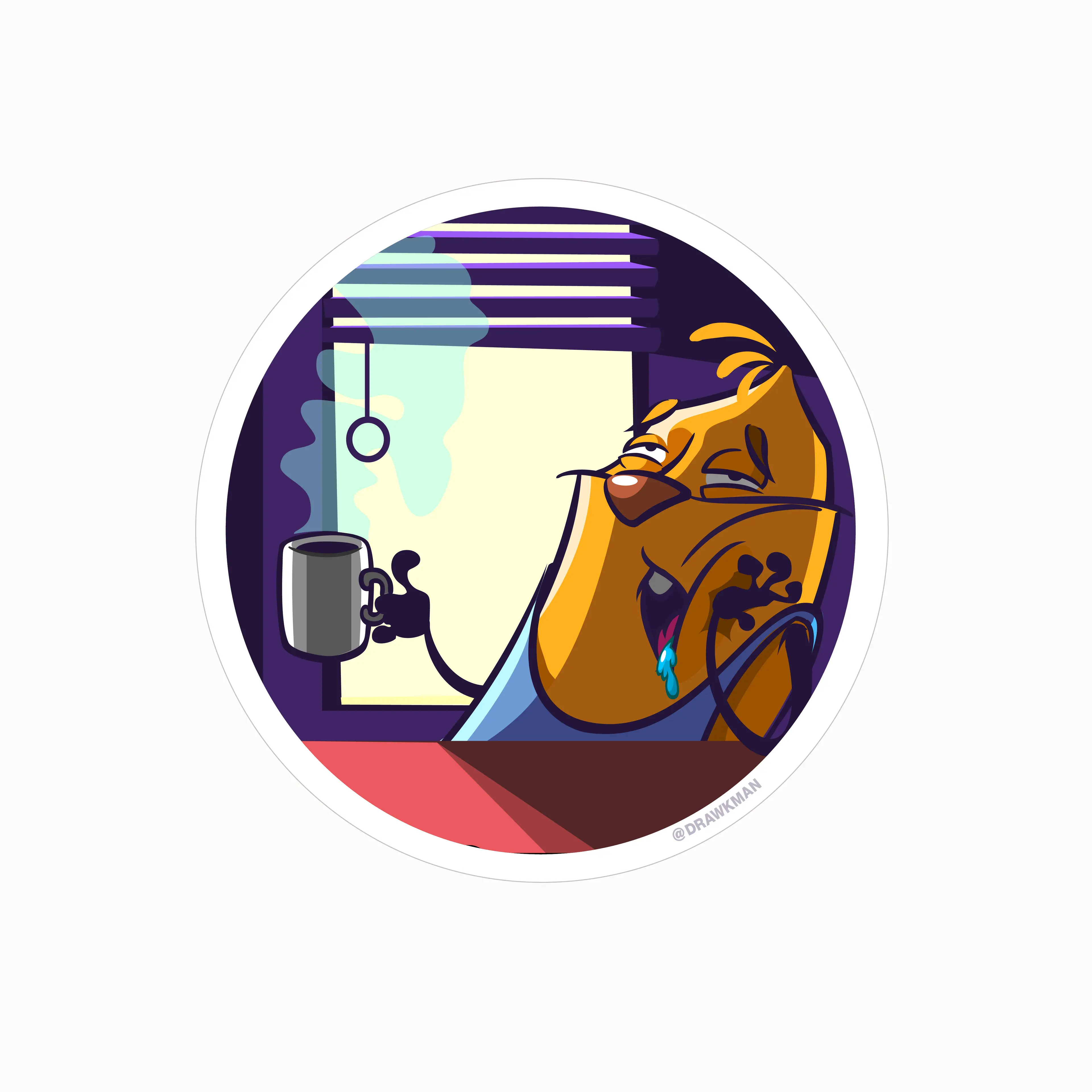 Cartoon character design by drawkman