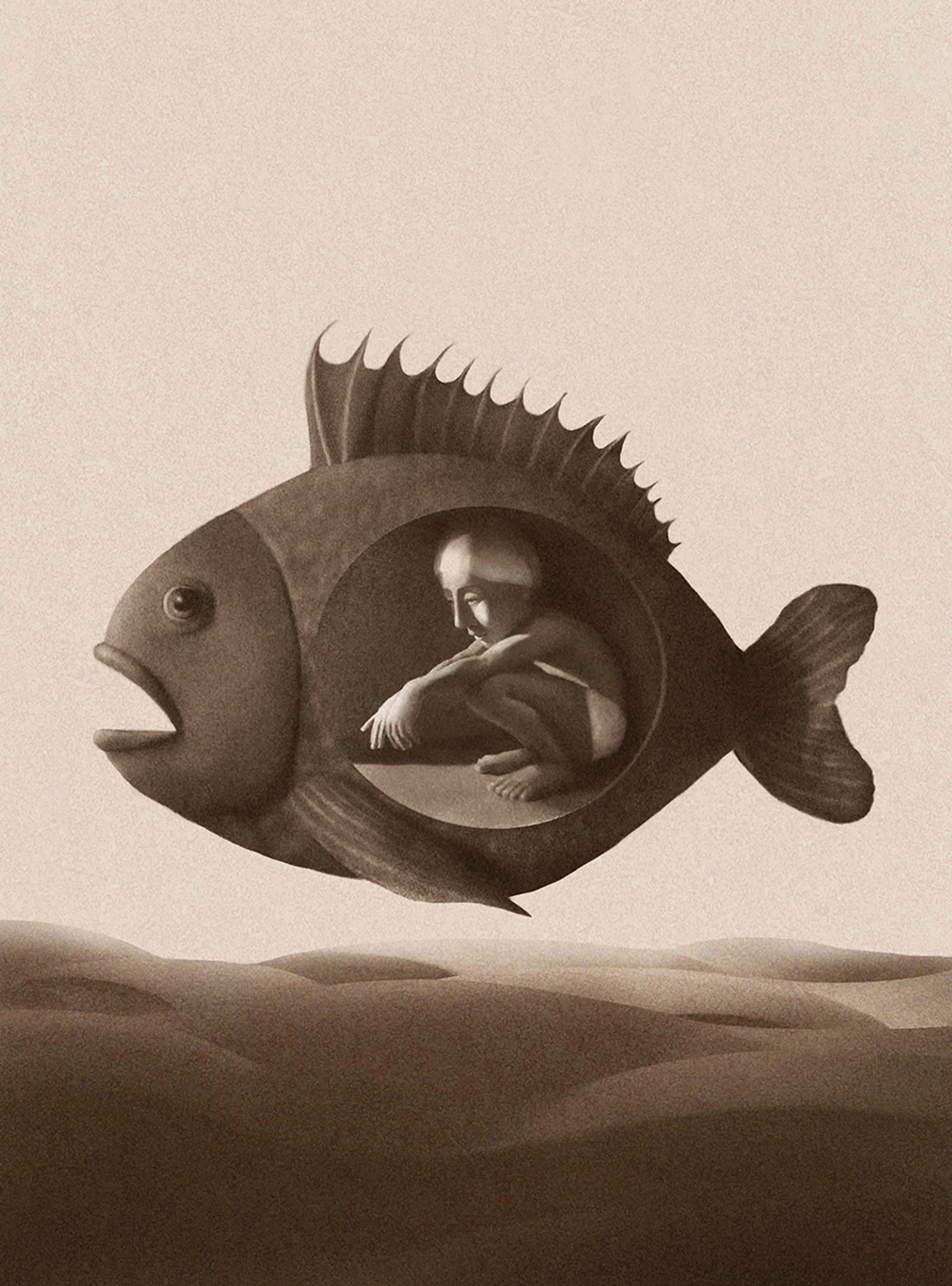 The Swimmer — Il·lustració — Marco Palena