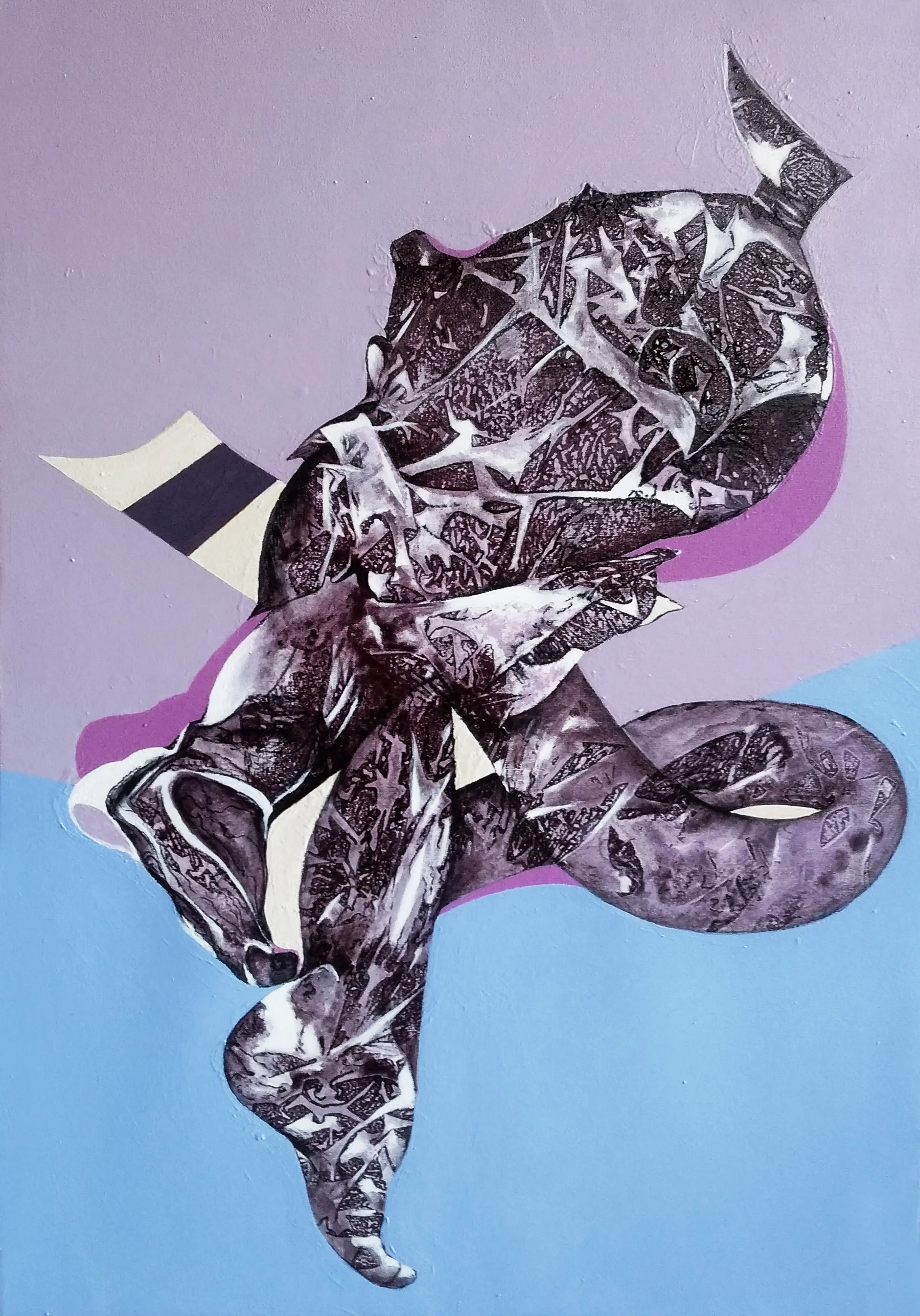 HUMANITY CORE - 70X50 cm - Mixed media on canvas - 2020.jpg