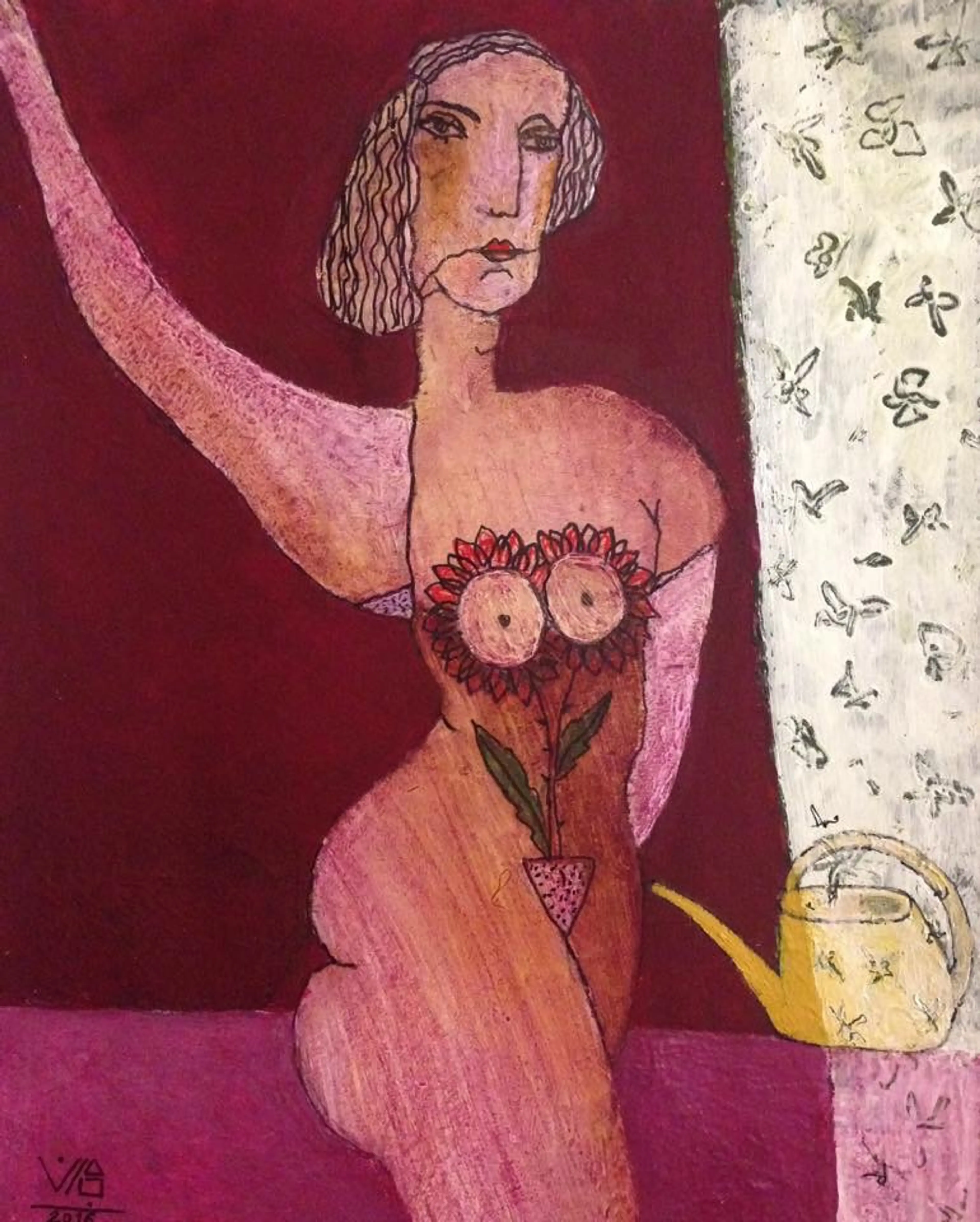 The moment of puberty — Pintura — Marjan Hatefi