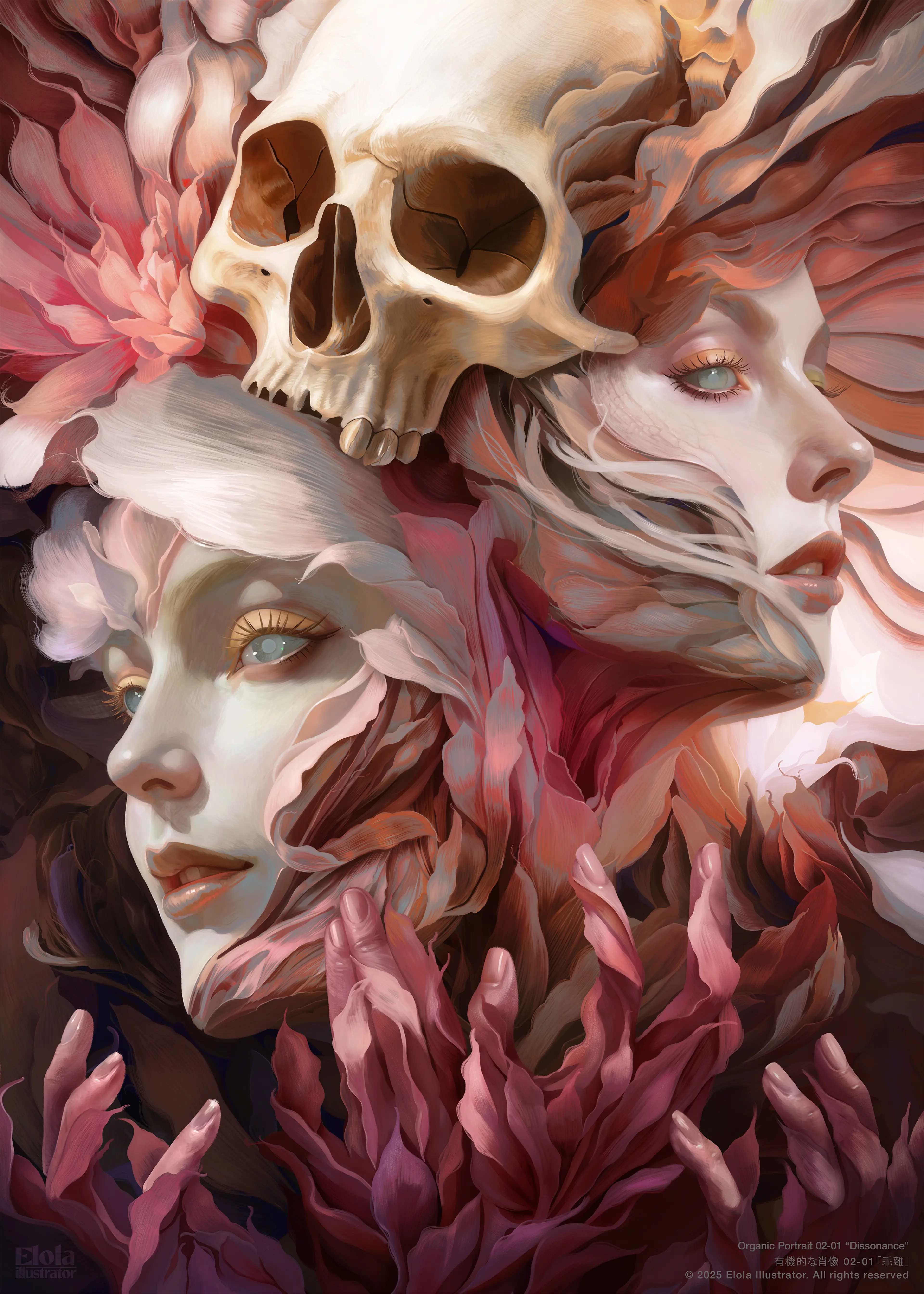 Organic Portrait 02-01 — Dissonance — Ilustración — Alfonso Elola