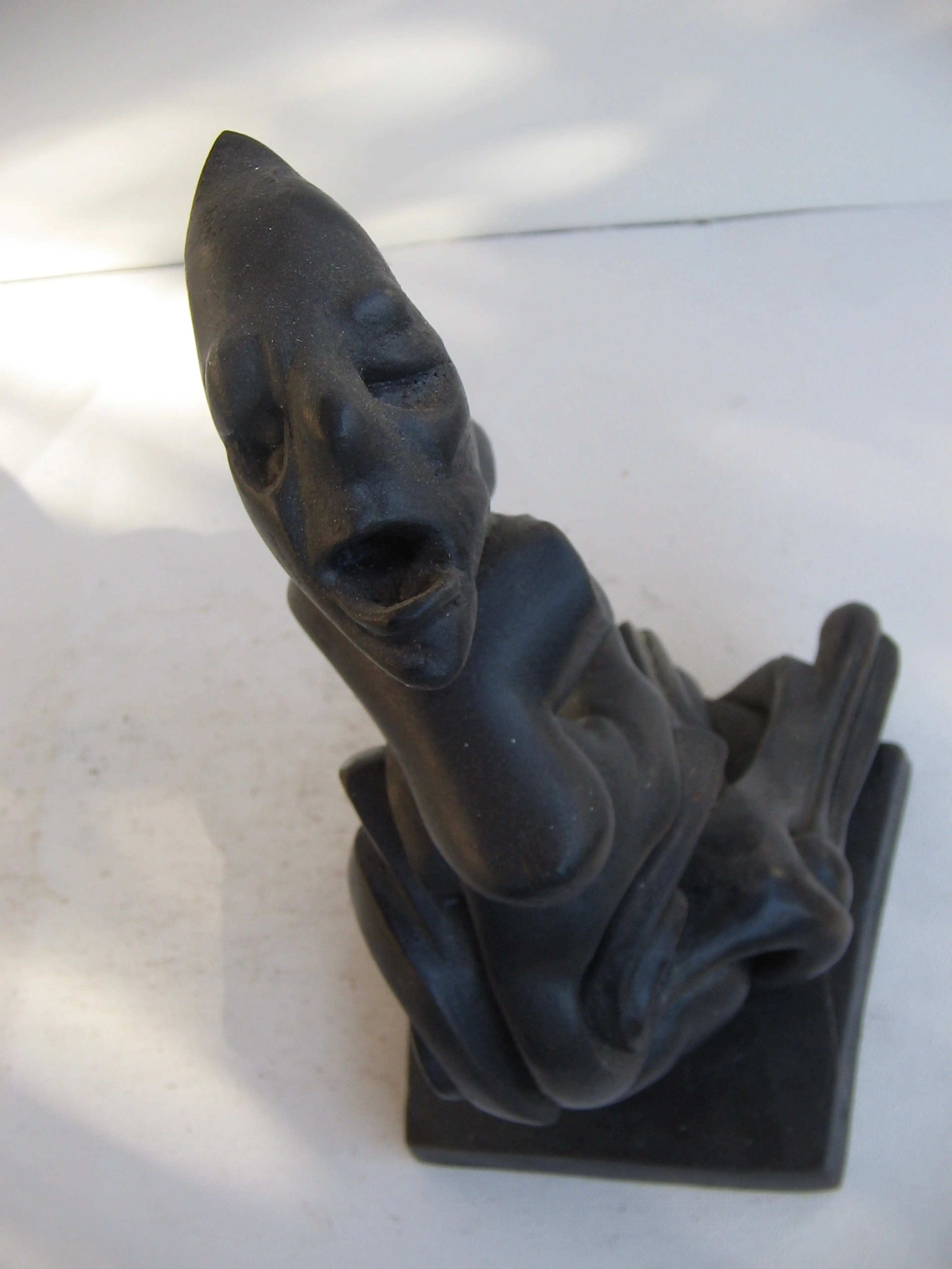 "Despair", patinated terracotta