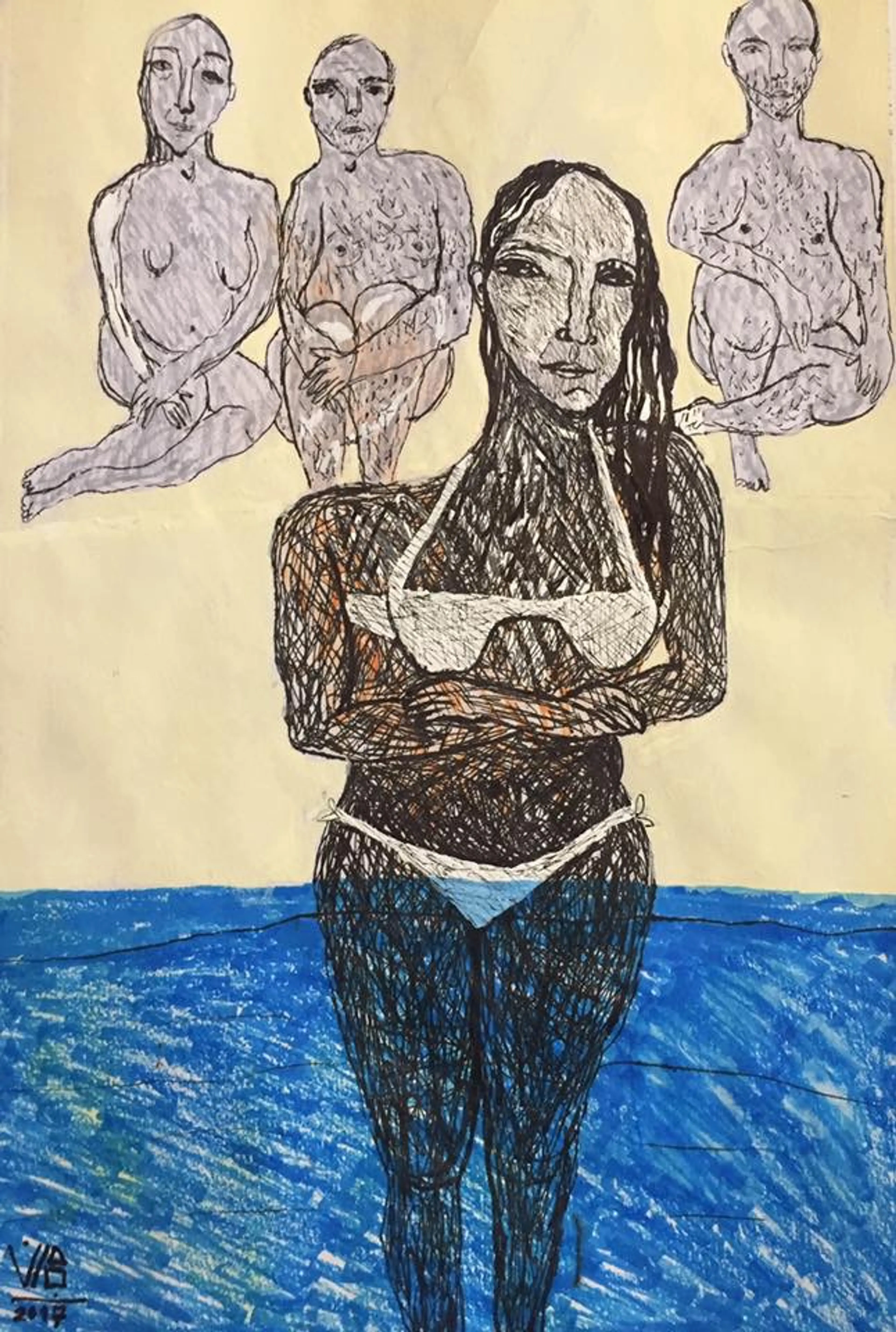 Untitled — Painting — Marjan Hatefi