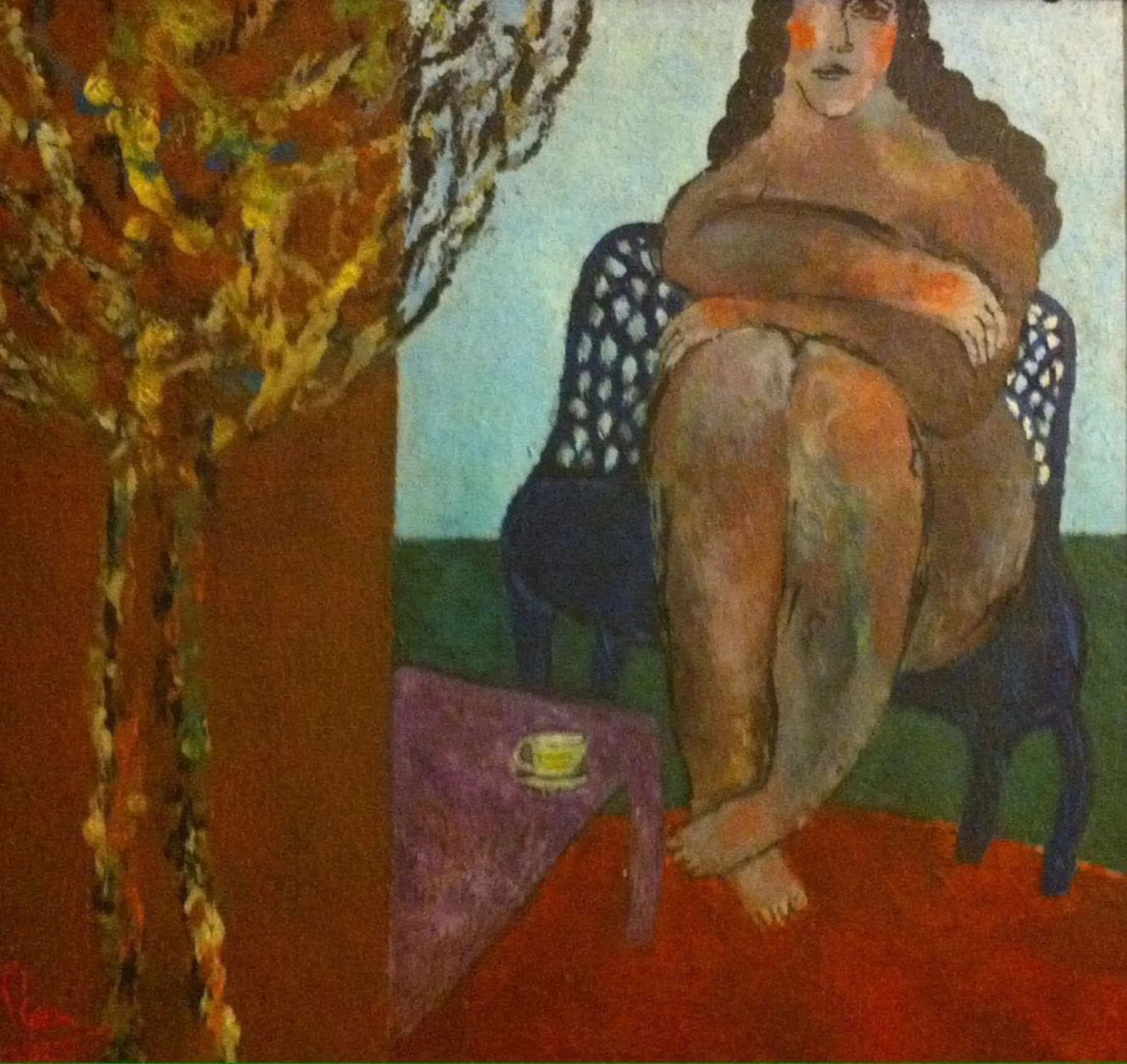 Dreaming while evening tea