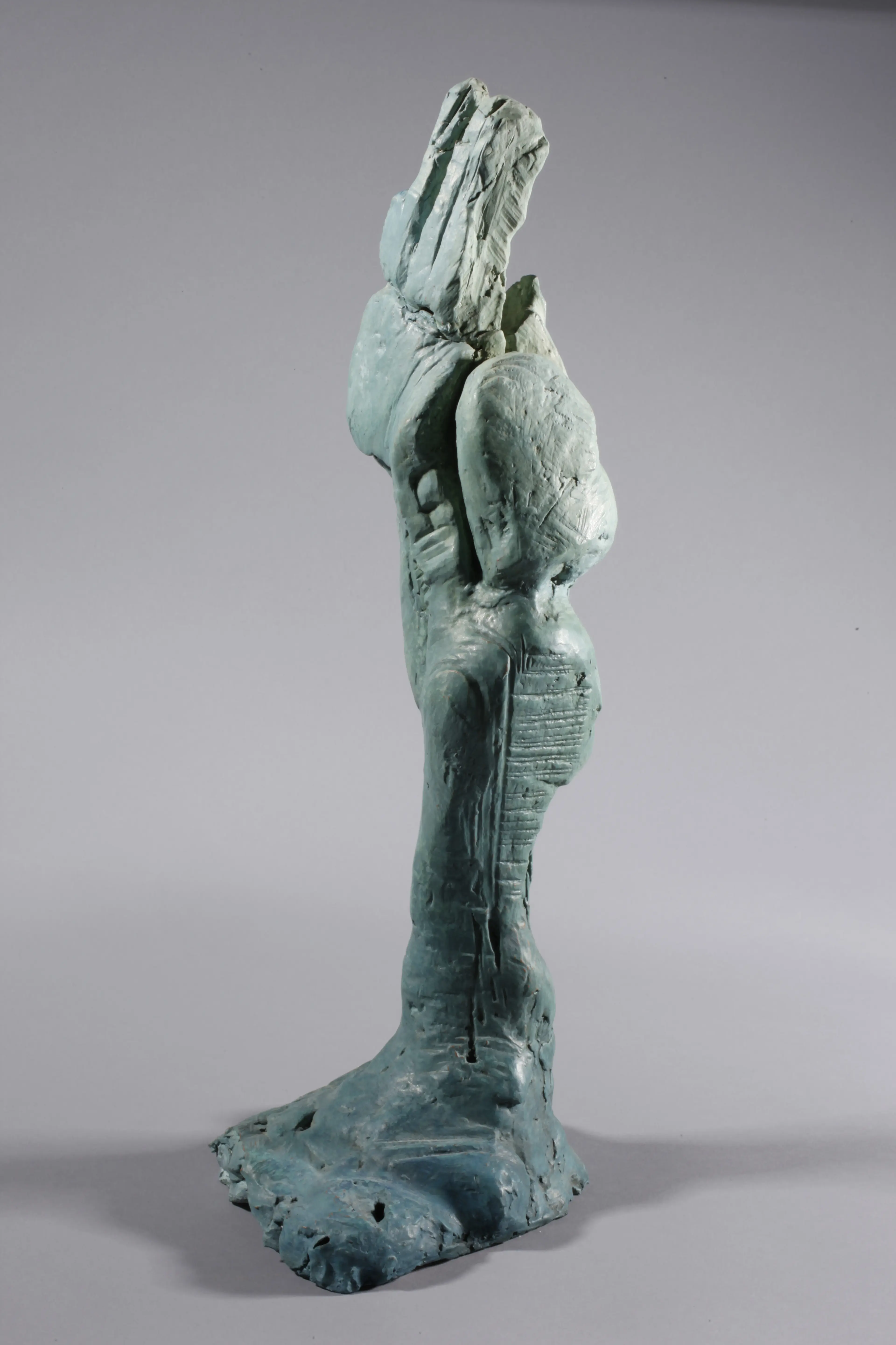 "Elevation to nothing", patinated terracotta